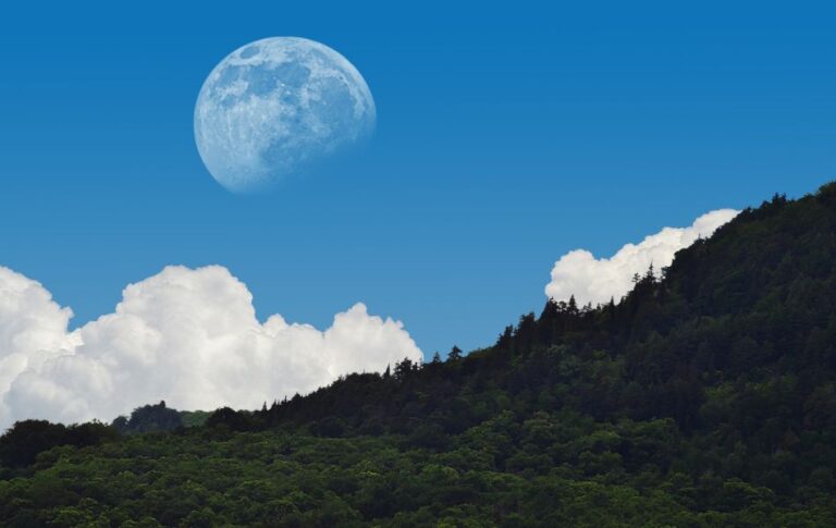 Spiritual Secrets of Daytime Moon